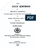 SiddhantaKaumudiEngTranslationScVasuVolume3 1905 PDF