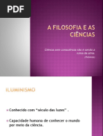 A Filosofia e as Ciências