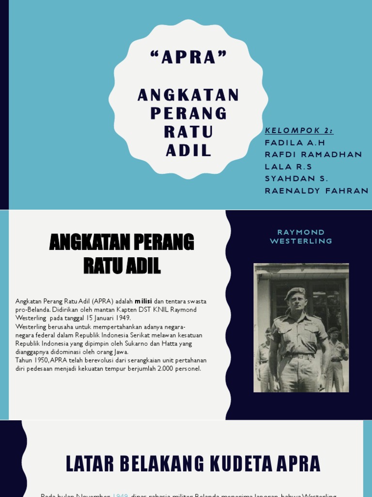 Sejarah Apra