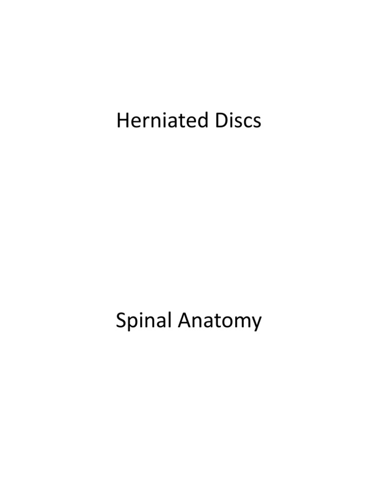 Herniated Discs | PDF