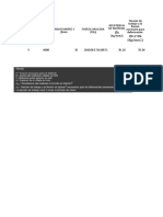 Tabla de Eficiencias