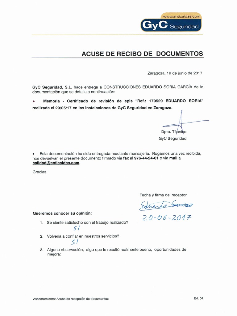 Acuse De Recibopdf