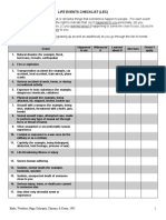 Life Events Checklist PDF