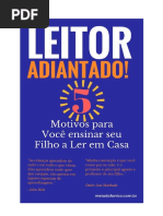 E-book Leitor Adiantado- 5 Motivos para você ensinar seu Filho  a Ler em Casa.pdf