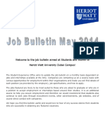 Job Bulletin May 2014