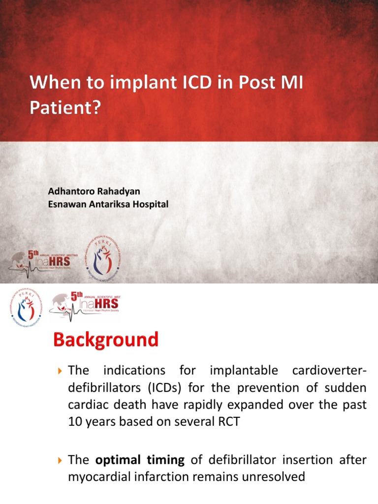 ICDs in Sudden Cardiac Death Prevention | PDF | Cardiac Arrest ...