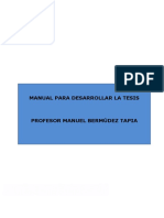 - Manual Para Proyecto de Tesis y Tesis