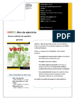 VENTE 1 Libro de Ejercicios PDF