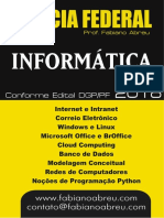 Apostila Informática Polícia Federal 2018 Prof. Fabiano Abreu V1.0 - AULA INAUGURAL 02-06-18