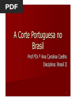 Aula 2 a Corte Portuguesa No Brasil