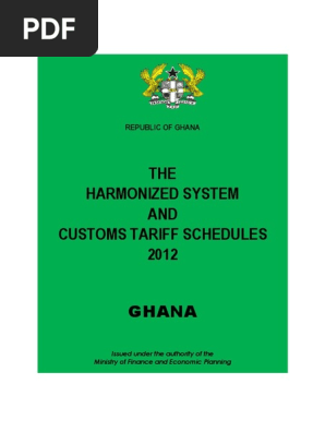 Ghana Customs Hs Code Textiles Customs