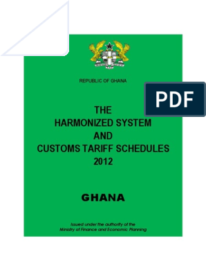 Ghana Customs Hs Code Textiles Customs