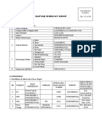 Daftar Riwayat Hidup