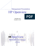 Network Management Presentation: HP Openview