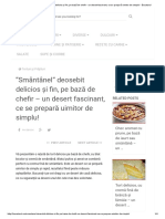 "Smântânel" Deosebit Delicios Și Fin, Pe Bază de Chefir - Un Desert Fascinant, Ce Se Prepară Uimitor de Simplu! - Bucatarul