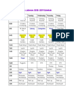 17-18 Schedule