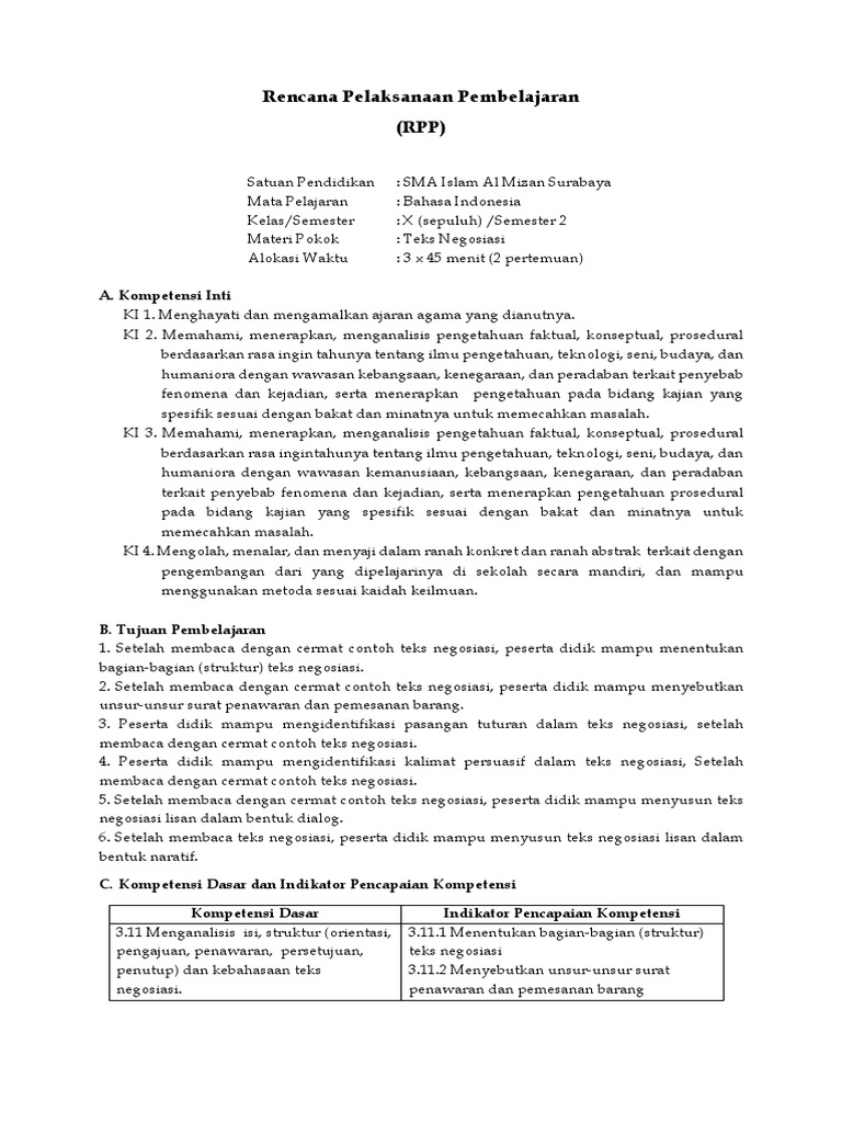 Analisis Struktur Dari Teks Negosiasi Warga Dengan ...