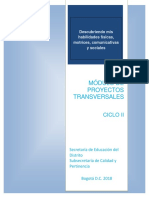 Cartilla de Proyectos Transversales