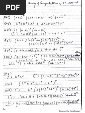 Introduction To Puter Theory Daniel Cohen Chapter 4 5 Solutions Pdf Teaching Mathematics