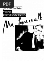 FOUCAULT, MICHEL - El Yo minimalista y otras conversaciones (2003)