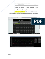 LTE-A Low Throughput Analysis for CA Sites