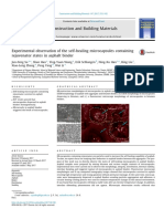 Experimental Observation of The Self-Healing Microcapsules Containing Rejuvenator States in Asphalt Binder 20 and 50 Micron PDF