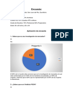 Aplicación de Encuesta y Análisis de Resultados