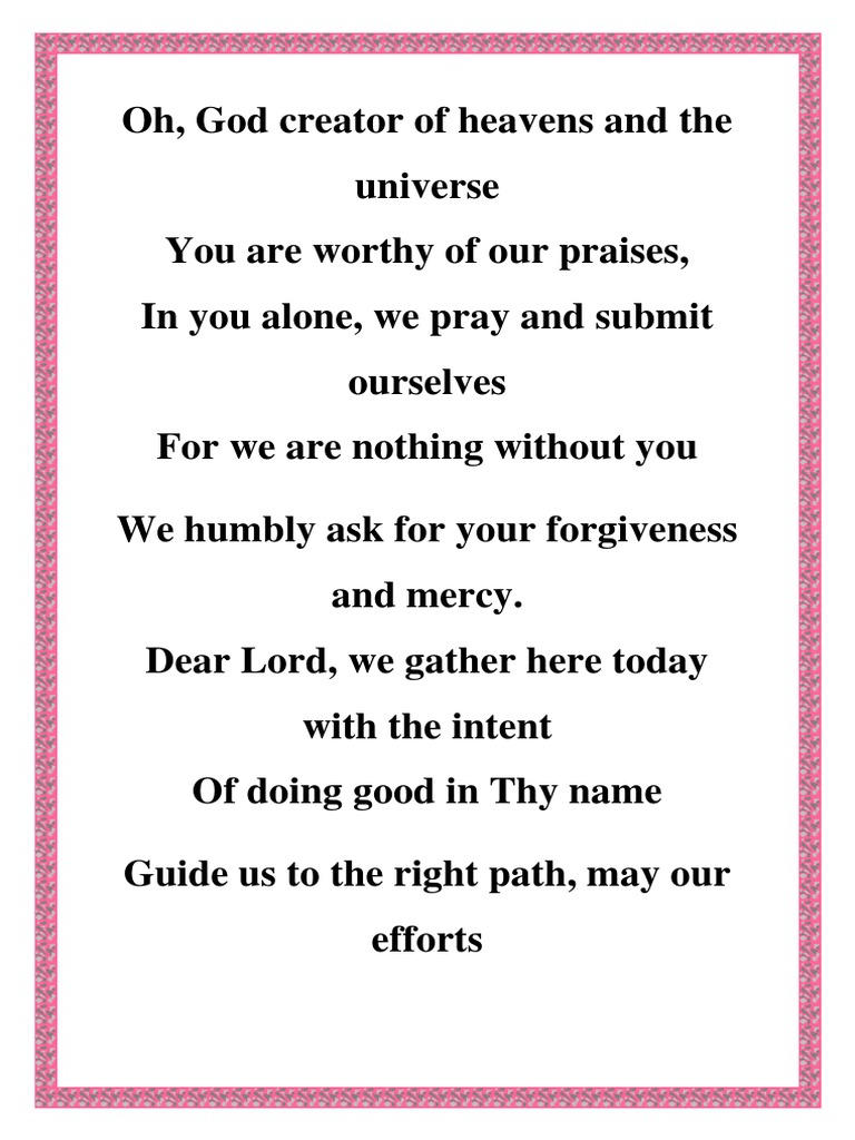 Prayer