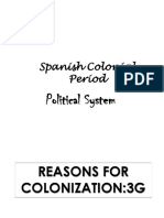 Spanish Colonial Period: Political System