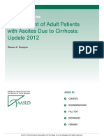 AASLD Management of Adult Patients With Ascites Due To Cirrhosis 2012