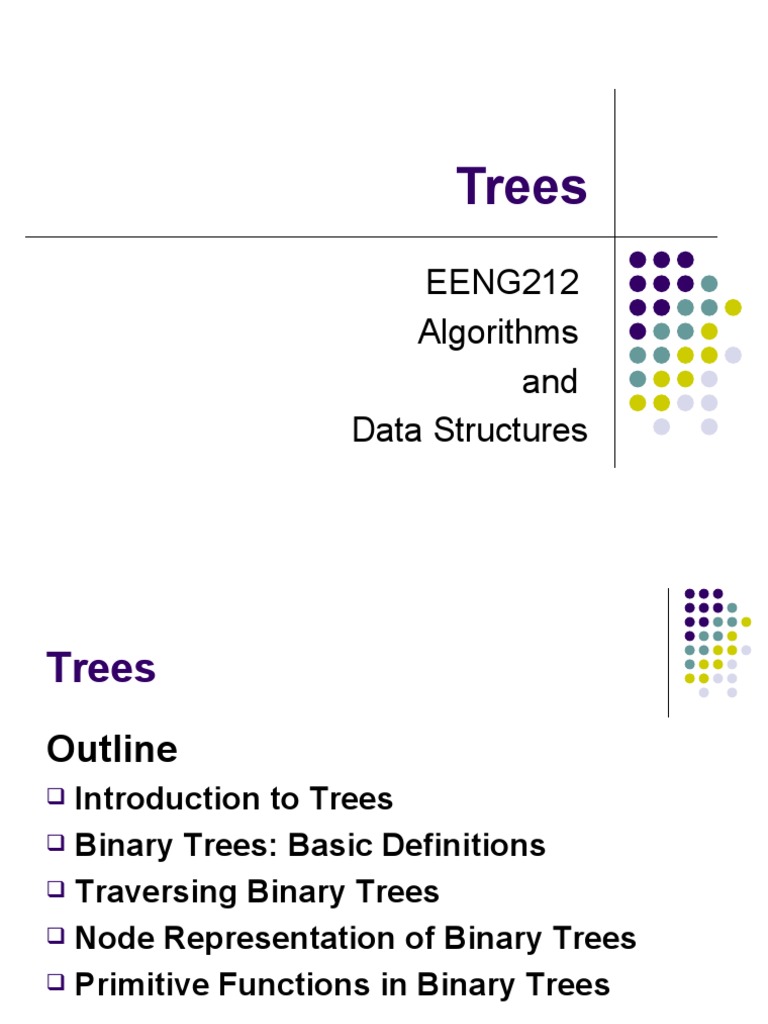 Trees: EENG212 Algorithms and Data Structures | PDF