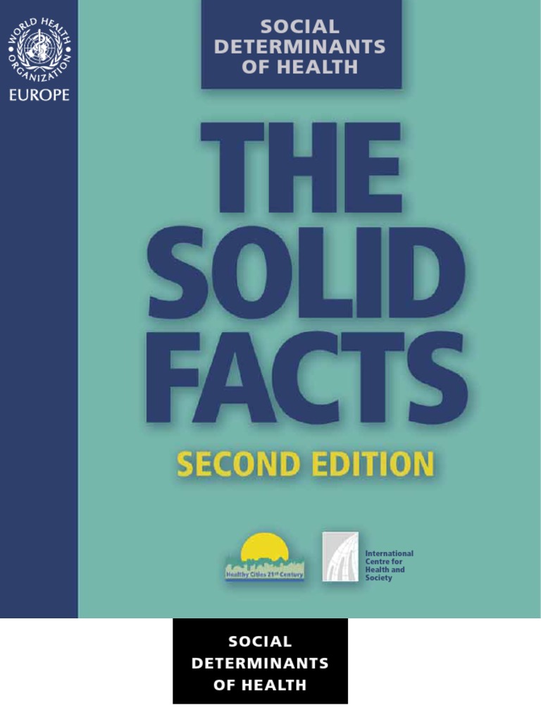 Social Determinants of Health - Solid Facts PDF | PDF | Stress (Biology ...