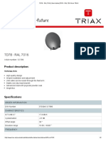 TD78 - RAL 7016: Product Description