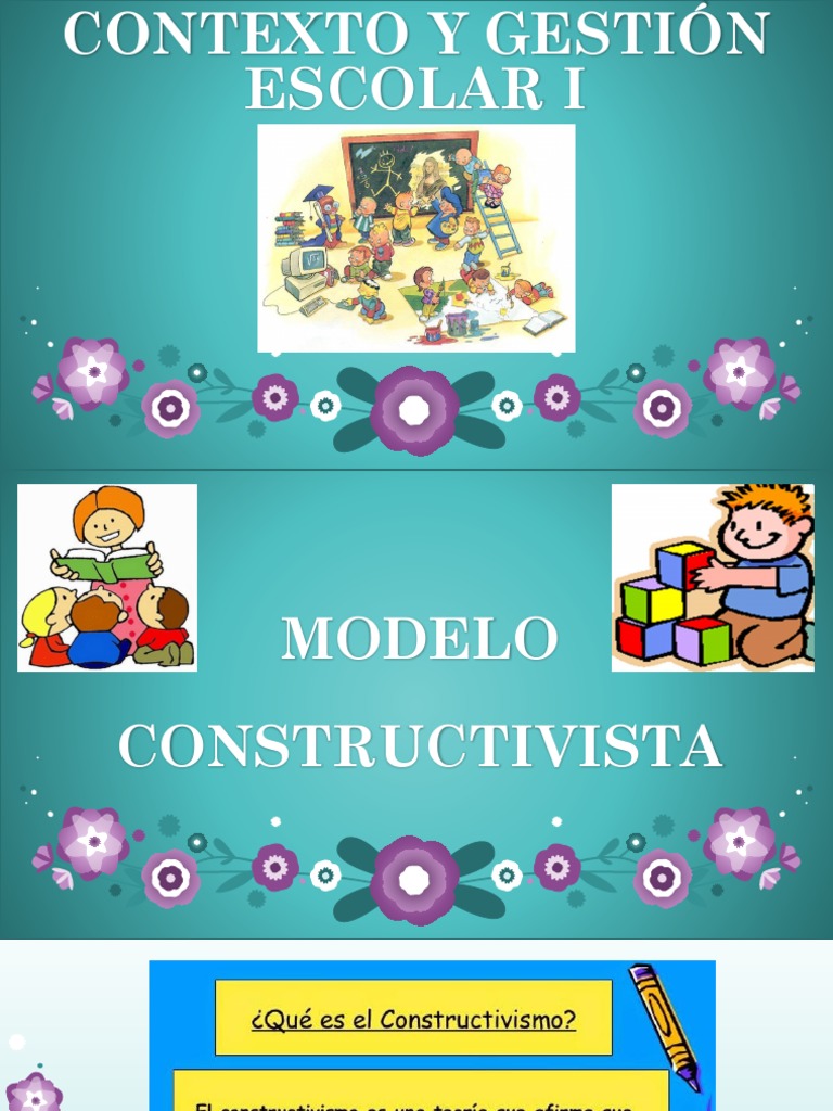 Expo Modelo Constructivista | PDF | Constructivismo (filosofía de la  educación) | Cambio