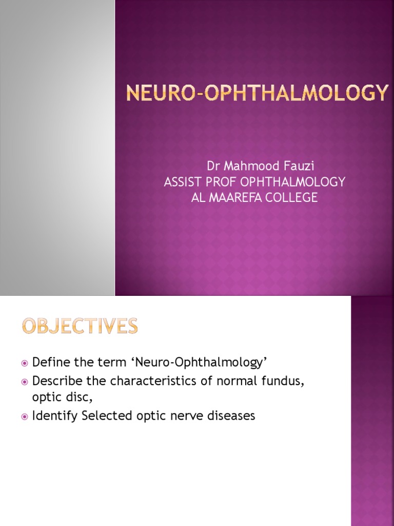 Optic Nerve Disease PDF Vision Diseases Of The Eye And Adnexa