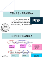 Tema 3 Concordancia Nominativo PDF