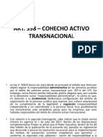 Cohecho Activo Transnacional