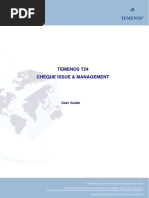Cheque Issue & Mgmt