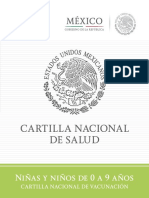 Cartilla Nacional de Niños 0 A 9