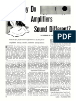 Why Do Amplifiers Sound Different - Norman H. Crowhurst (Radio & TV News, Mar 1957)