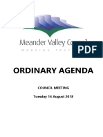 Meander Valley Council Agenda - 18 August 2018