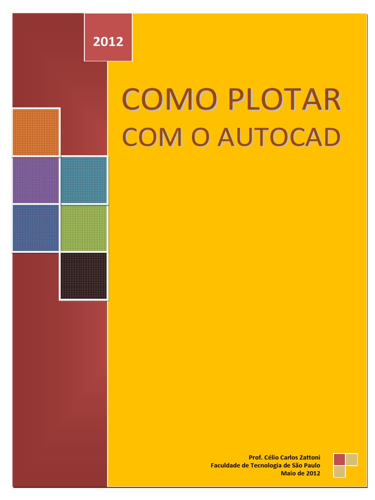 Como Plotar Com Autocad | PDF | Auto Cad | Desenho