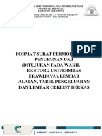 2018 Format Surat Dan Lembar Ceklist CC