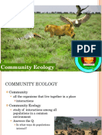Community Ecology: Population Ecosystem Biosphere Organism