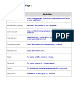 3.01 Key Terms - Page 1: Departmental Accounting System