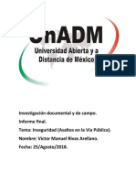 Investigación Documental y de Campo