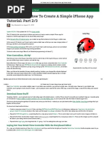 Ios Tutorial: How To Create A Simple Iphone App Tutorial: Part 2/3