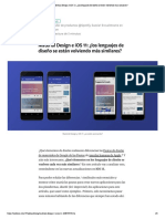 Material Design e iOS 11 - ¿Los Lenguajes de Diseño Se Están Volviendo Más Similares - PDF