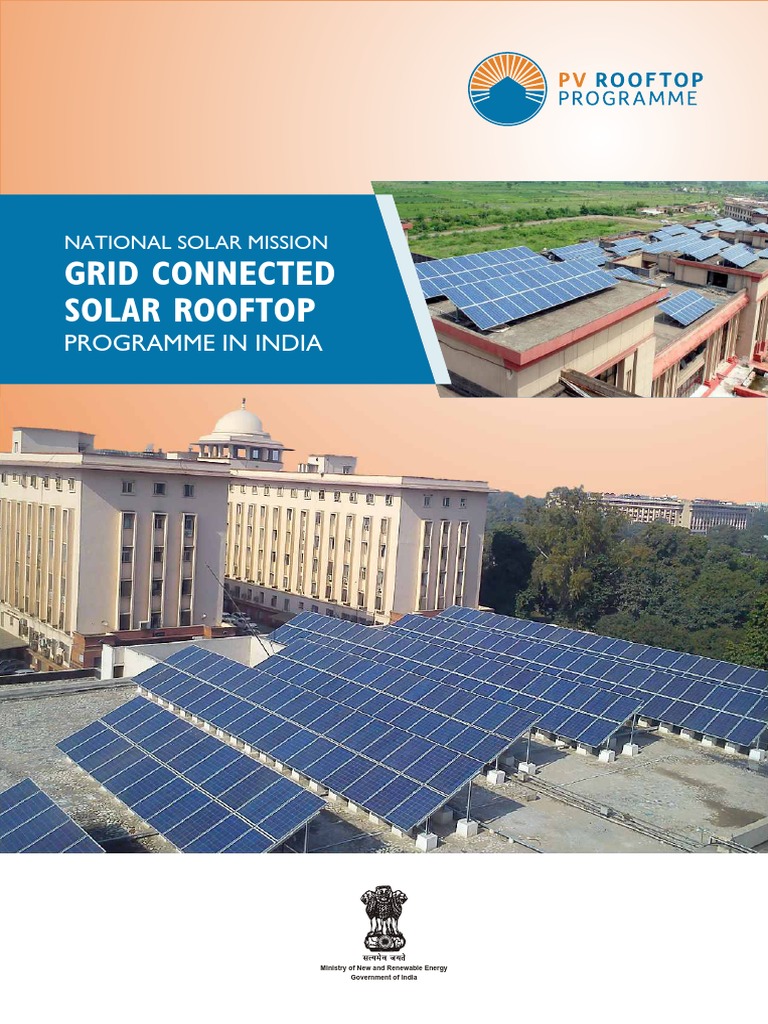 Grid Connected Rooftop Solar System PDF | PDF | Solar Power ...