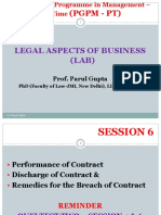 (PGPM - PT) : Legal Aspects of Business (LAB)